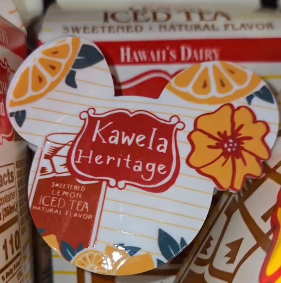 HAWAIIAN ICED TEA HAIR CLIP