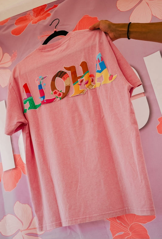 ADULT ALOHA PRINCESS OVERSIZED T-SHIRT
