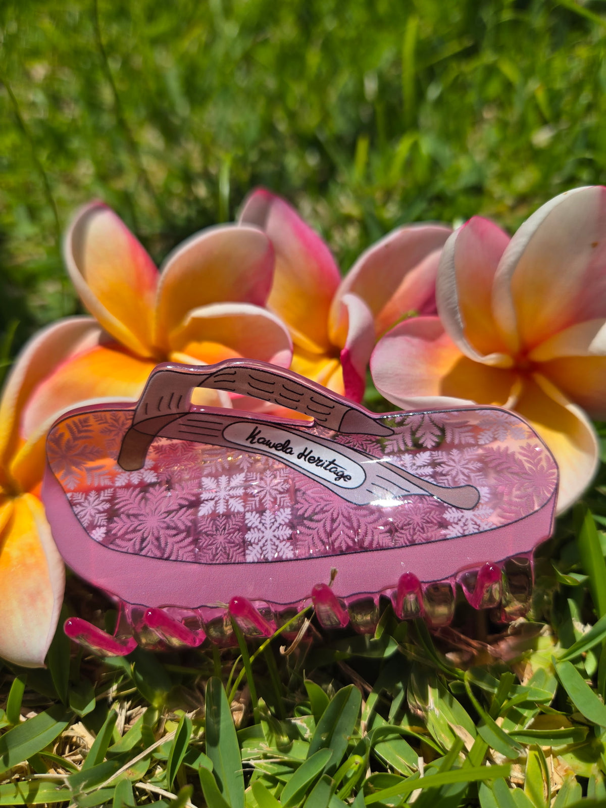 PINK LOCAL SLIPPAH HAIR CLIP