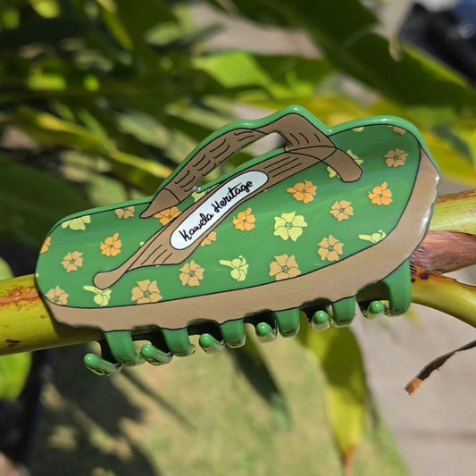 GREEN LOCAL SLIPPAH HAIR CLIP