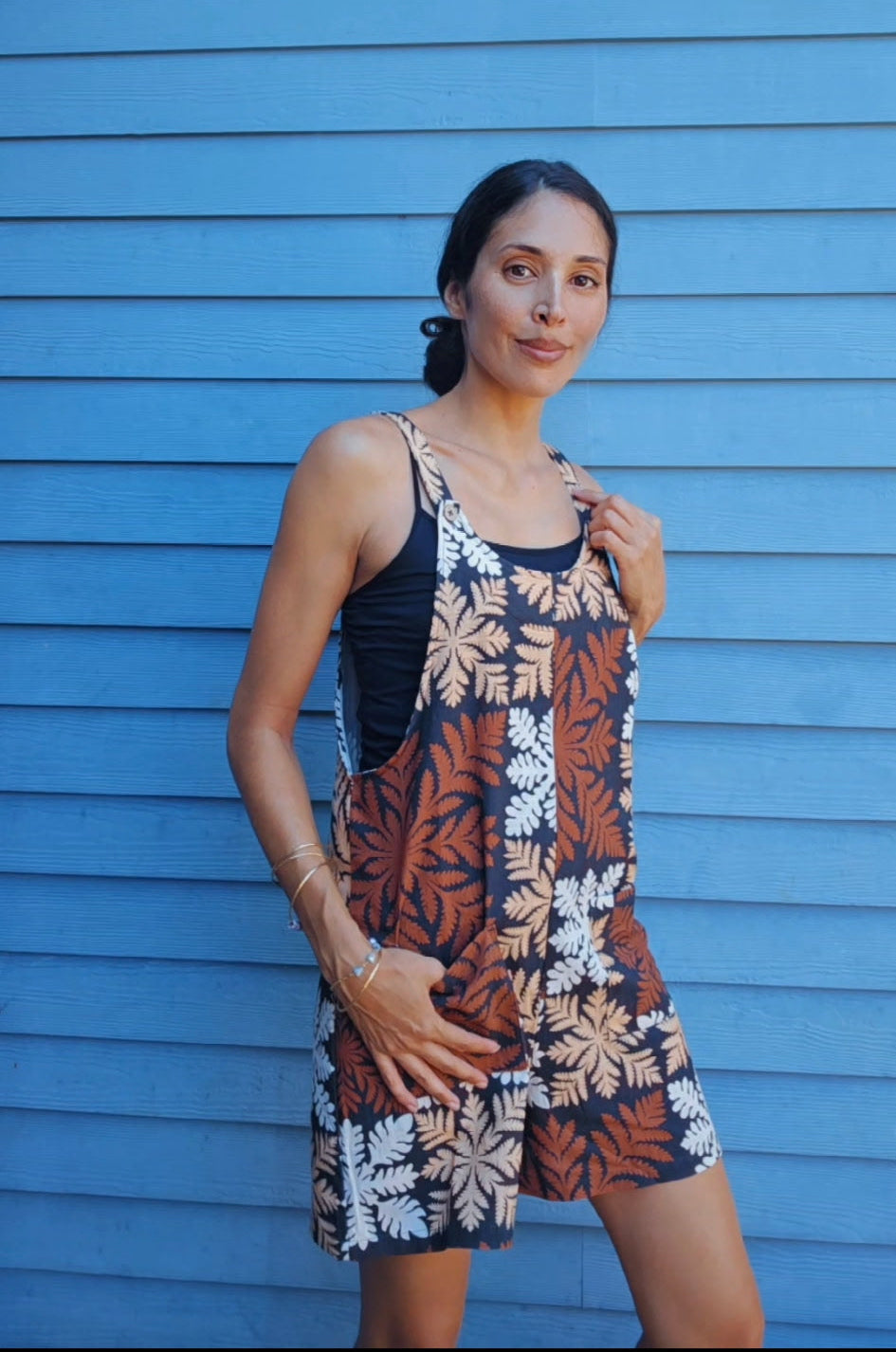 BROWN KUIKI ROMPER