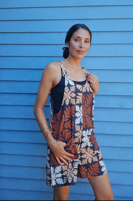 BROWN KUIKI ROMPER